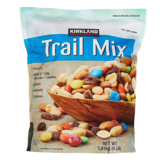 Signature Trail Mix, Peanuts, M and M Candies, Raisins, Almonds and Cashews, 4 Pound
